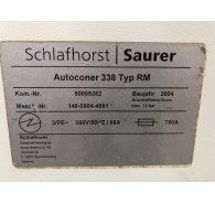 Used Schlafhorst Autoconer 338 Machine 